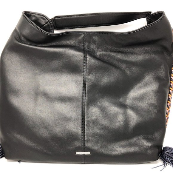 Rebecca Minkoff HSP7ECAH37 Chase Large Hobo Multi-colored Side Stitching - Picture 4 of 9